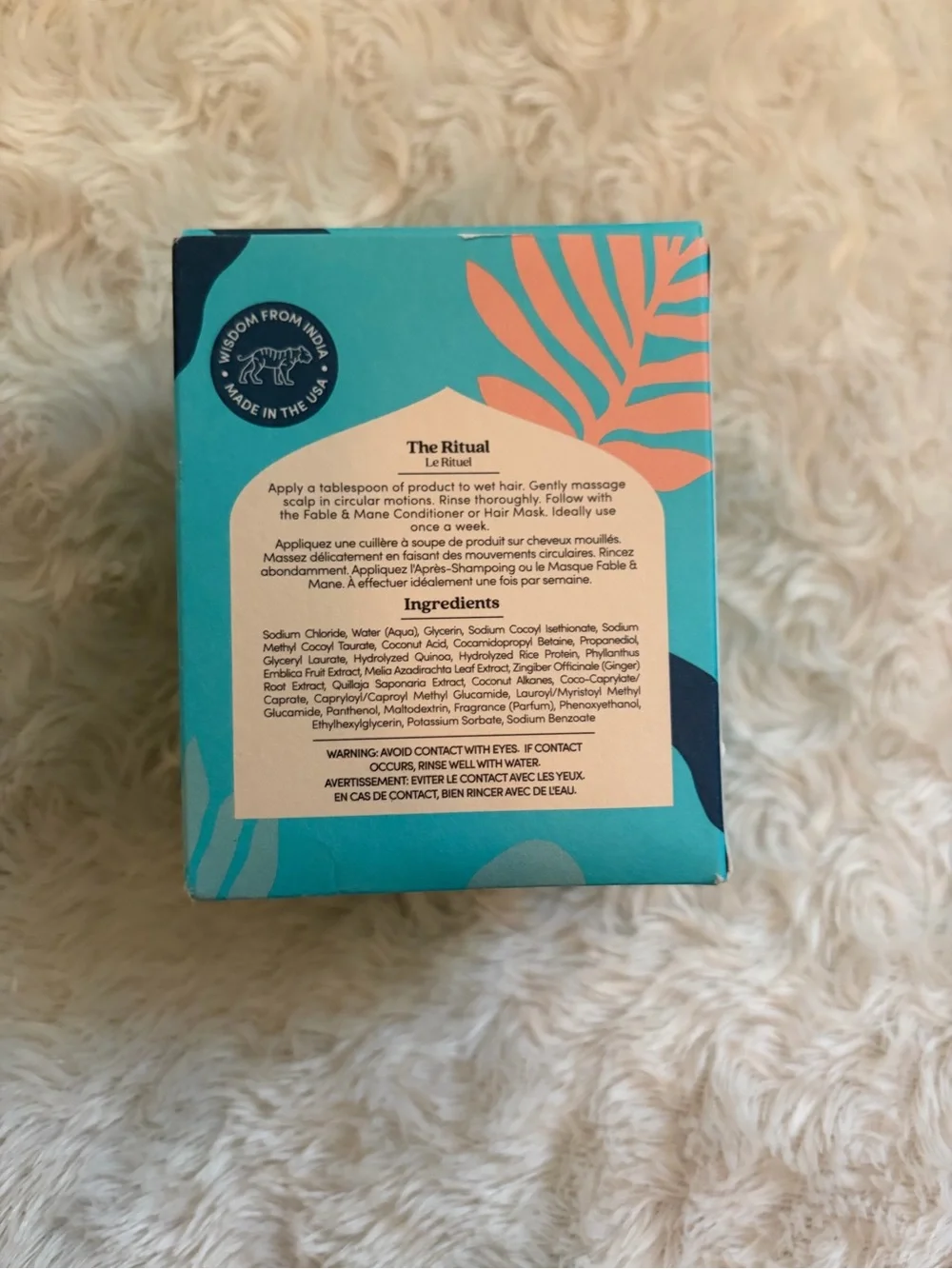 Fable & mane Wild Ginger Purifying Scrub
